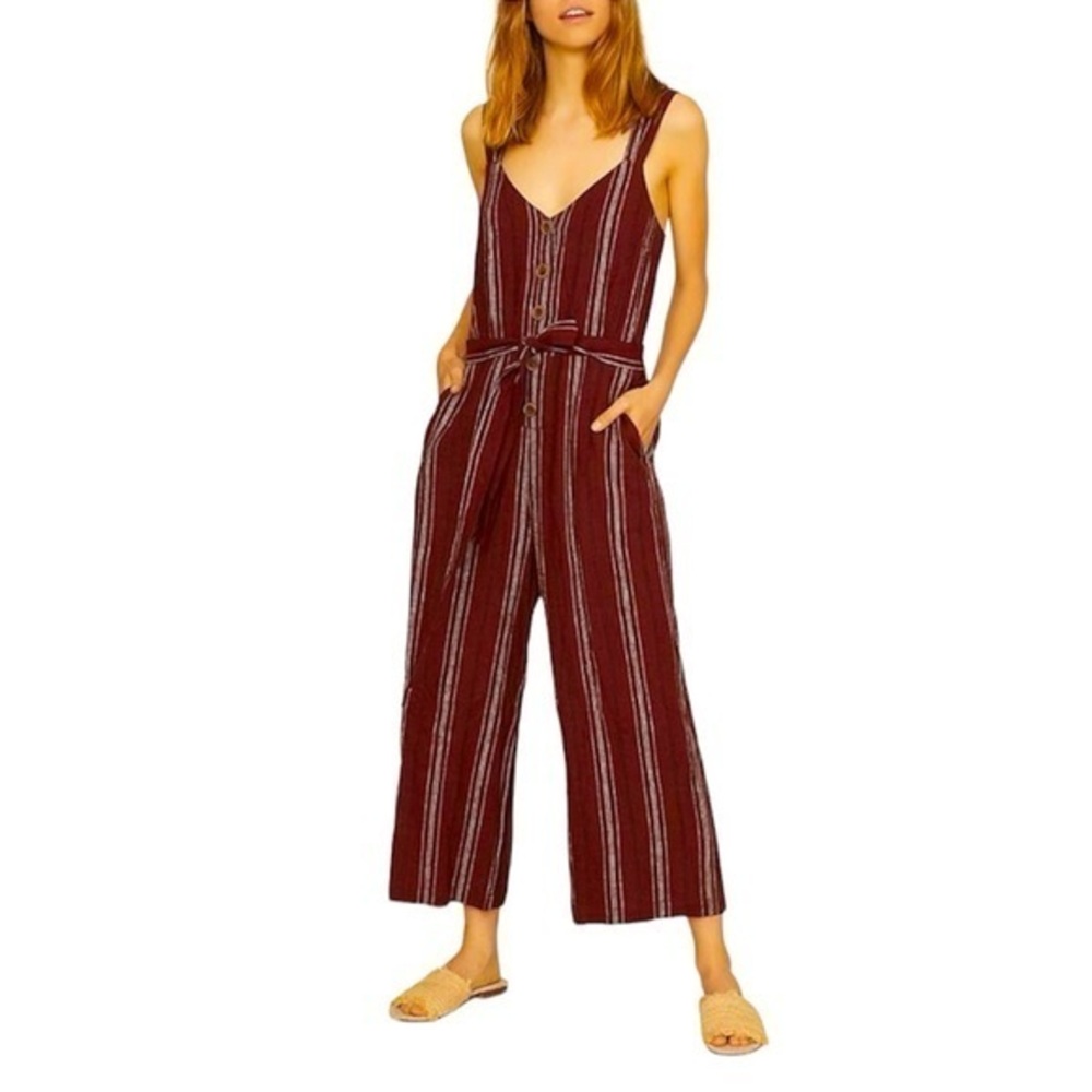 SANCTUARY SEDONA HENNA MULTI-STRIPE JUMPSUIT